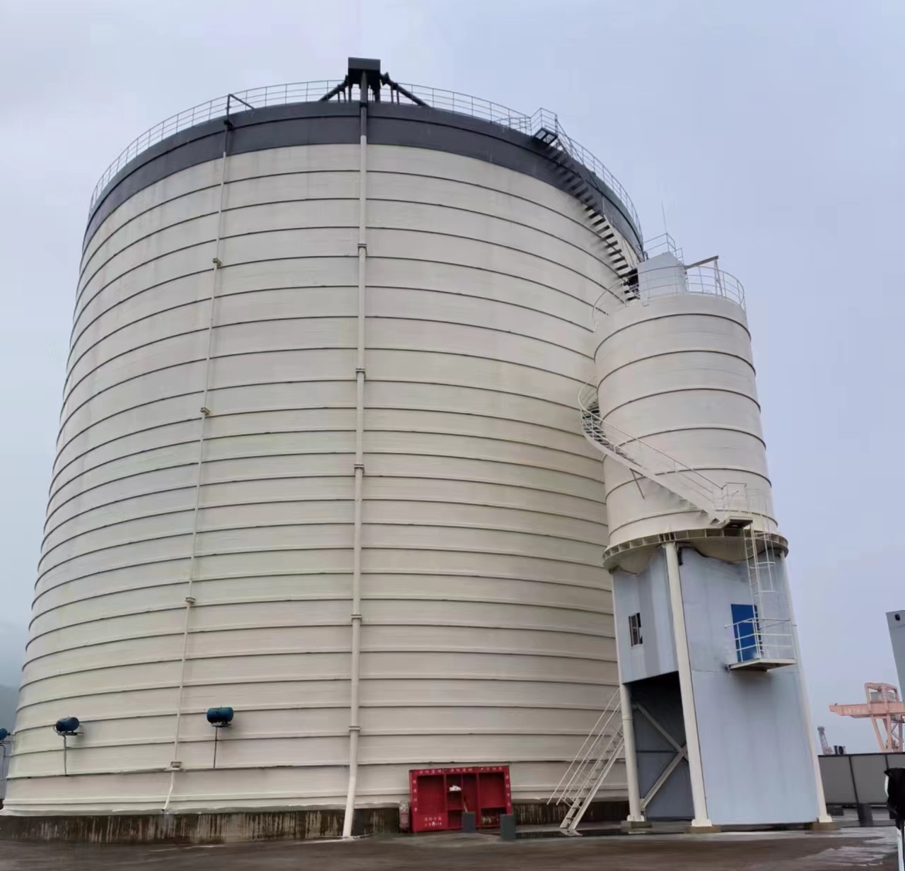 名山10万吨水泥钢板库